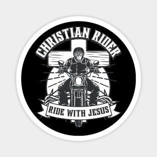 Christian Biker. Magnet